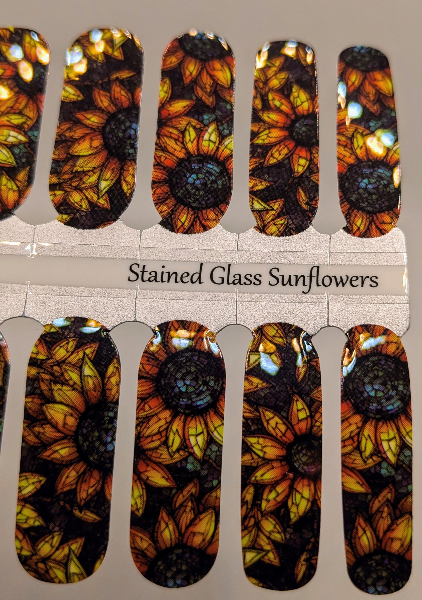 Stained Glass Sunflowers