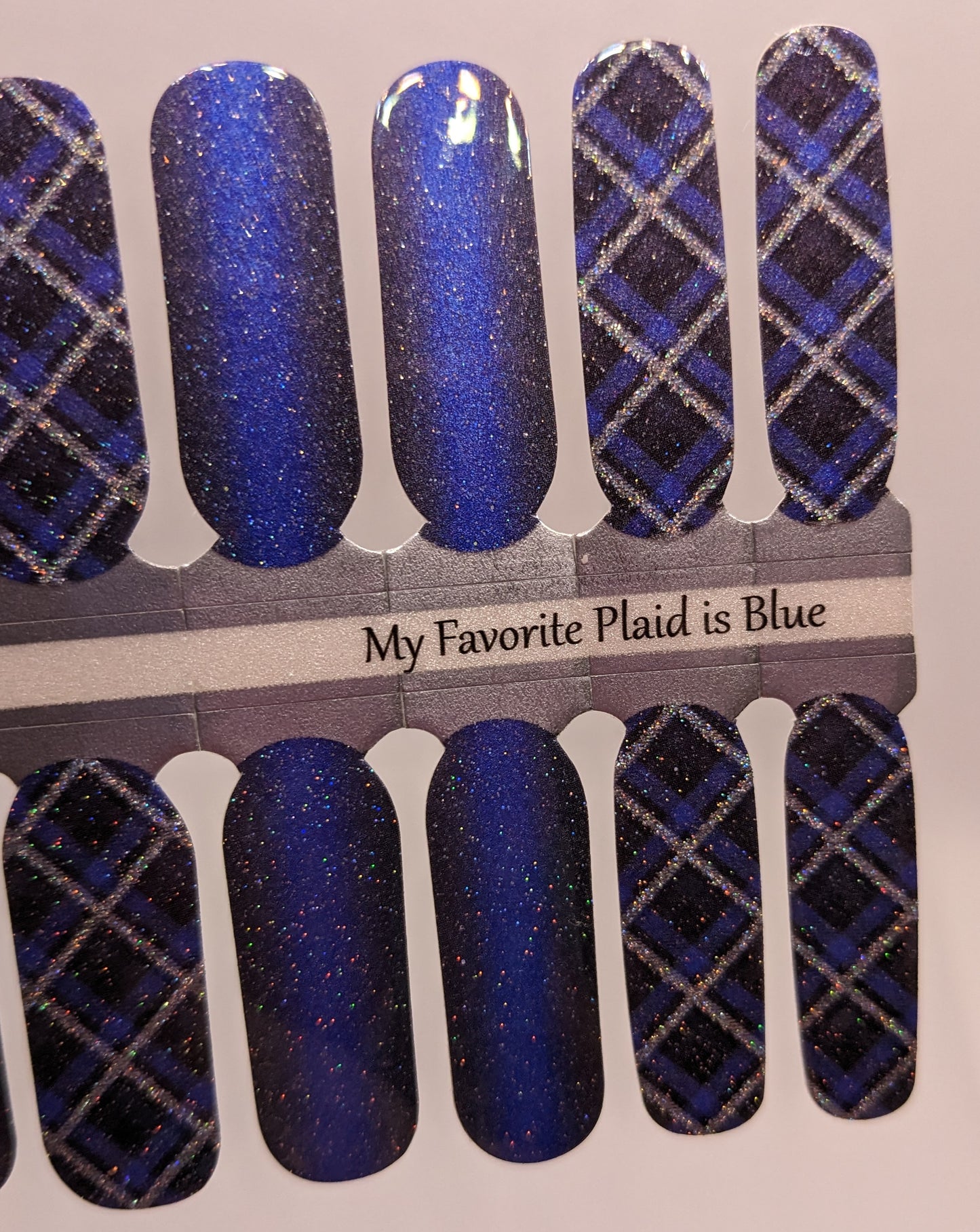 My Favorite Plaid is Blue