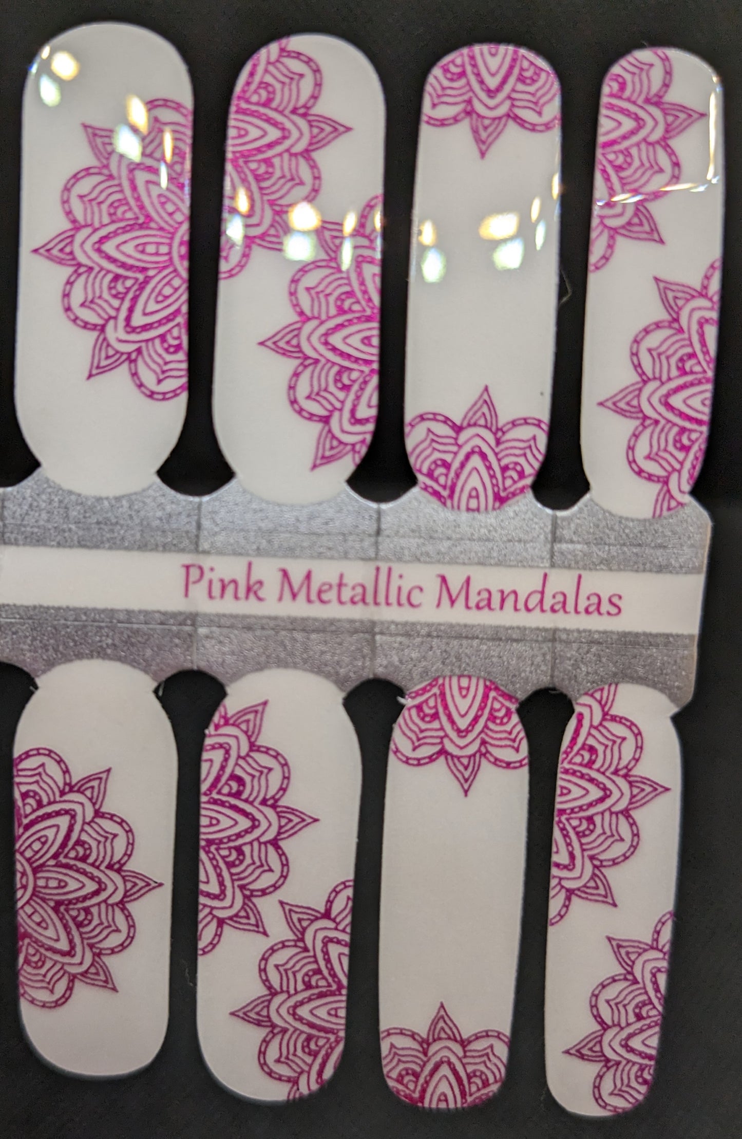 Pink Metallic Mandalas