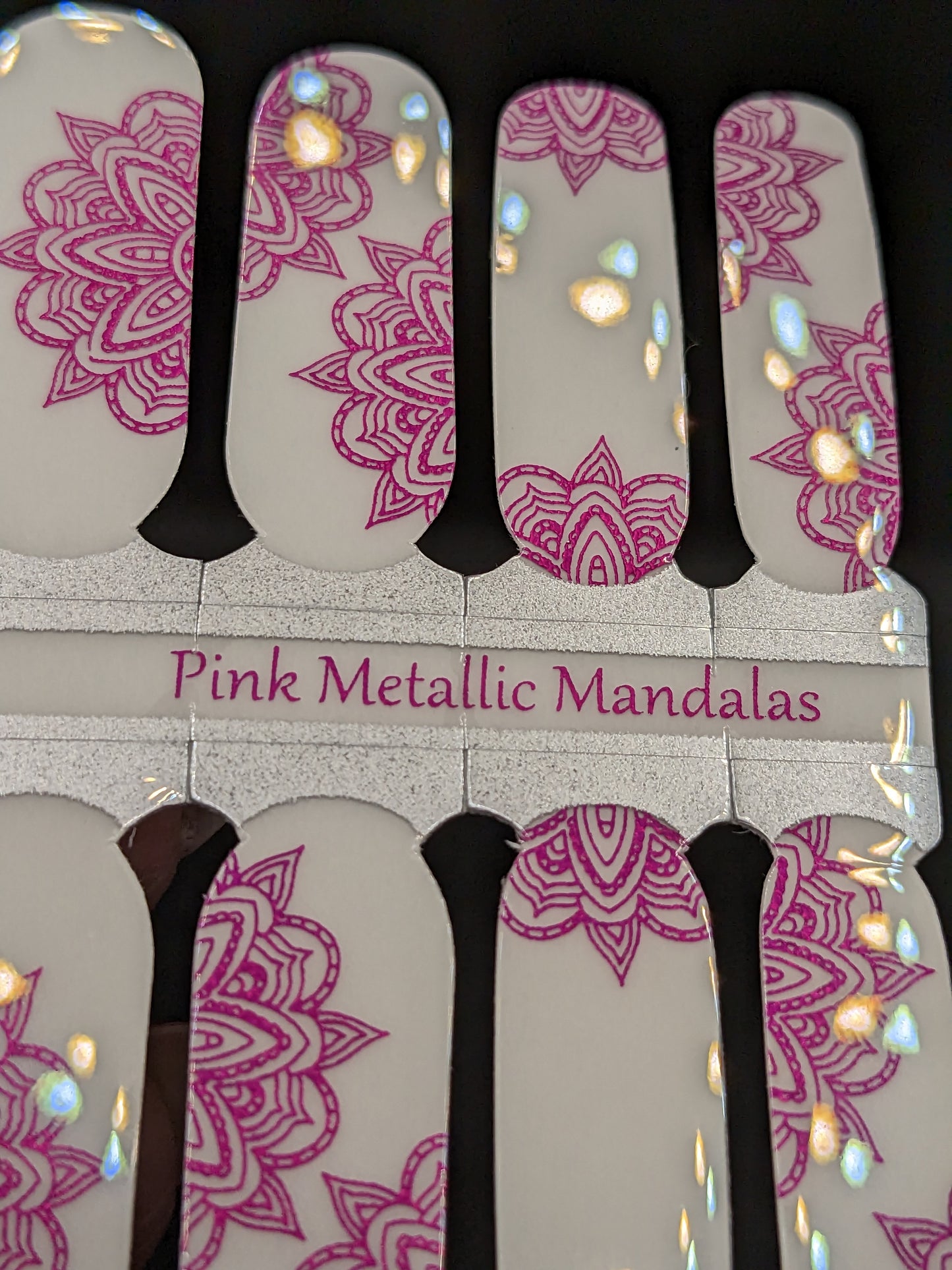 Pink Metallic Mandalas