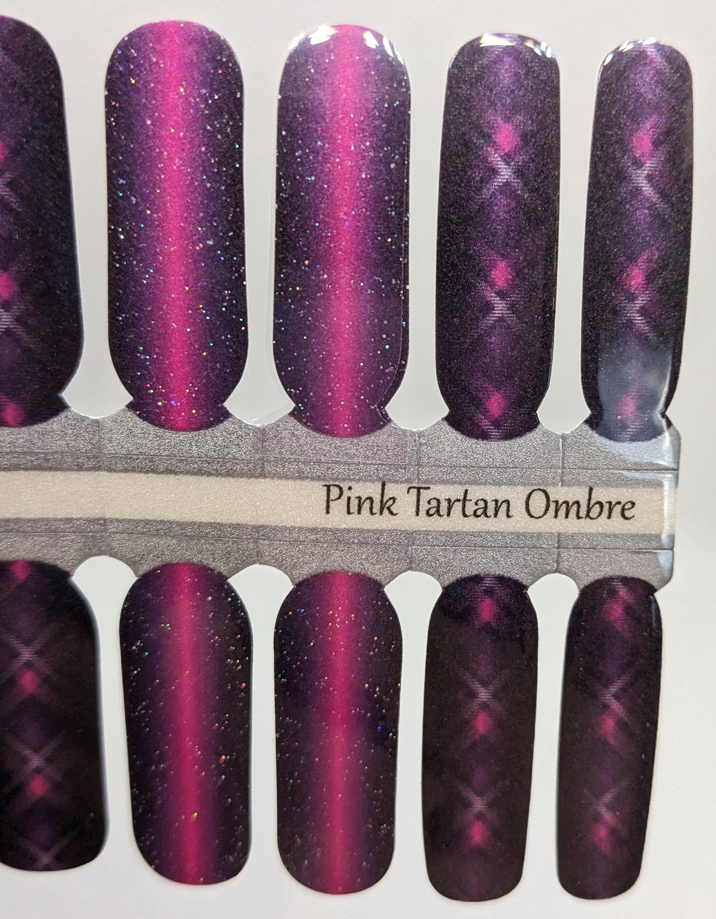 Pink Tartan Ombre