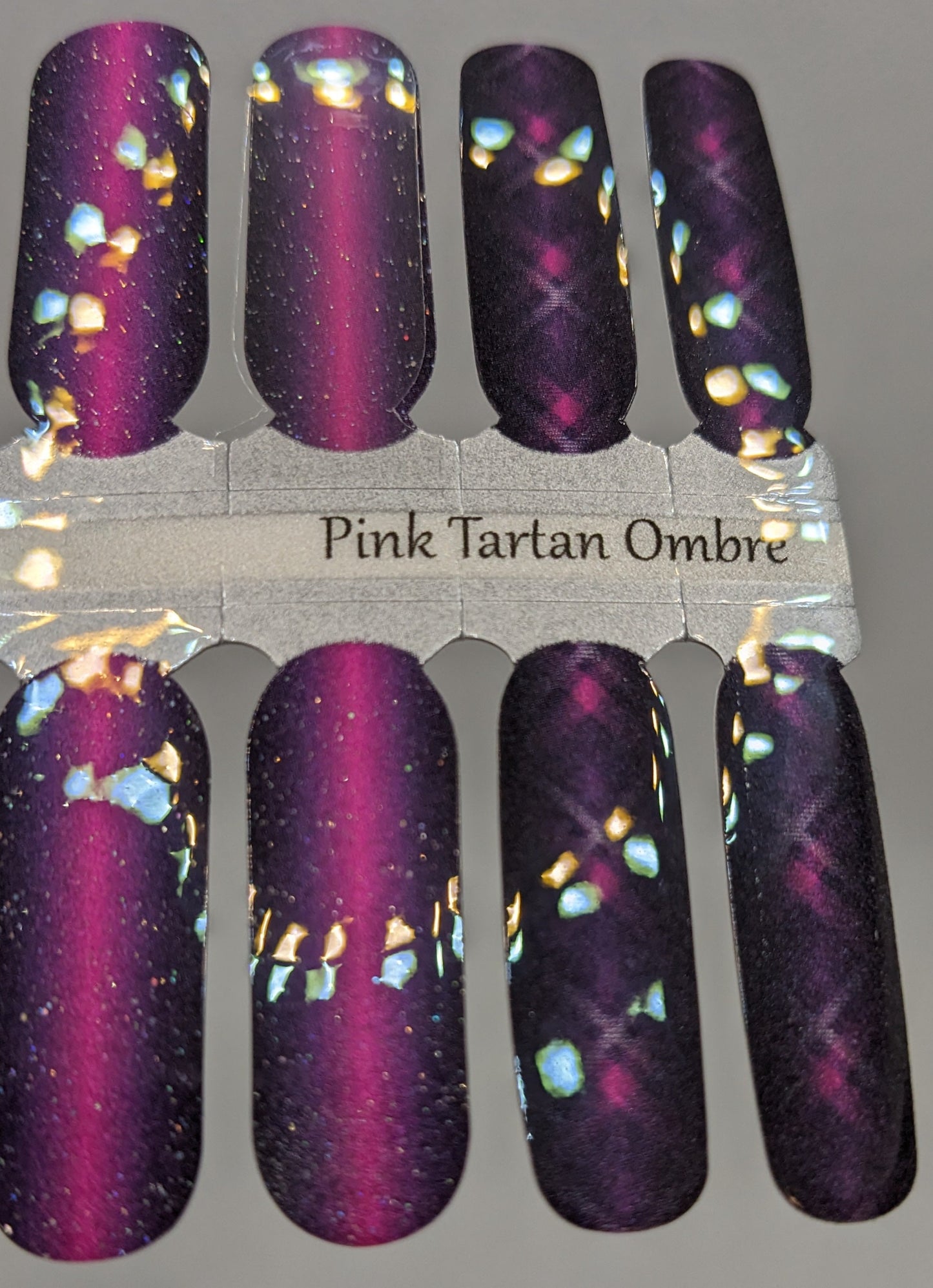 Pink Tartan Ombre