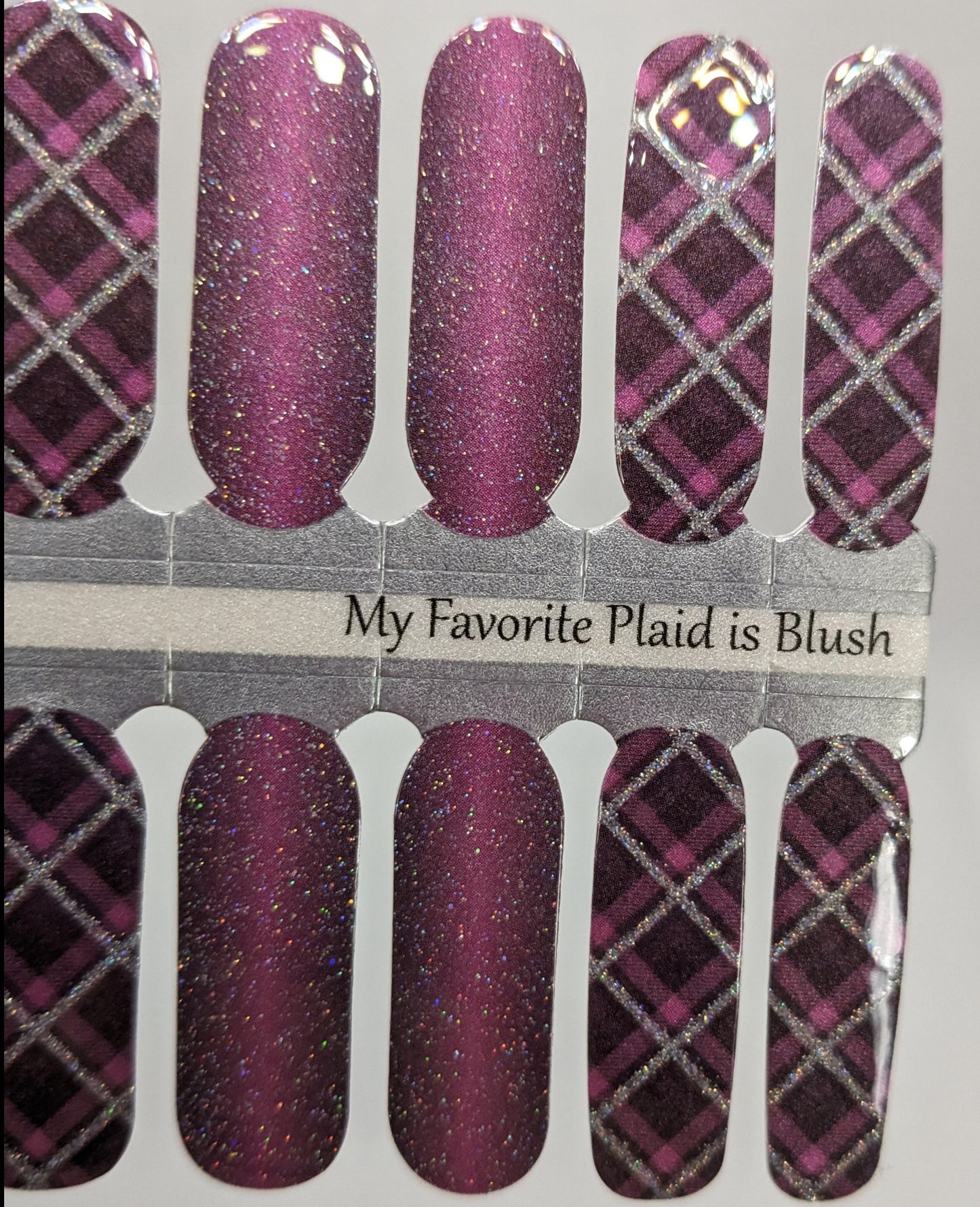 My Favorite Plaid is Blush