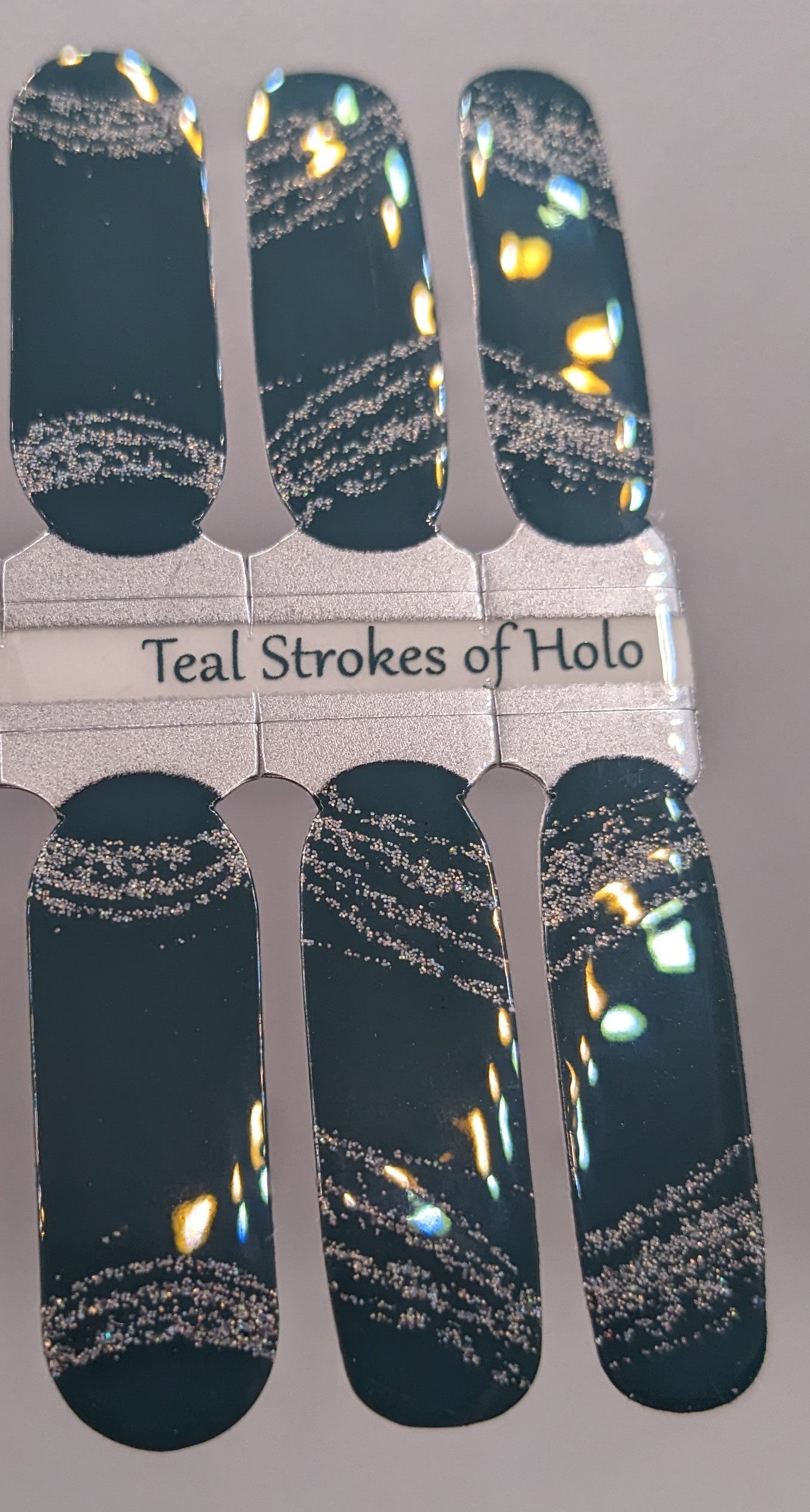 Teal Strokes of Holo