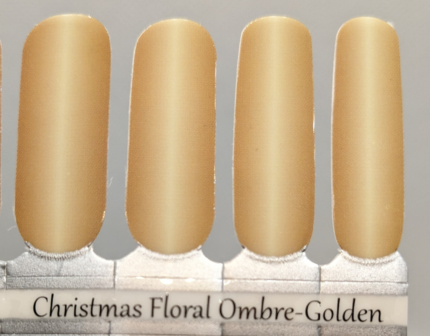 Christmas Floral Ombre-Golden