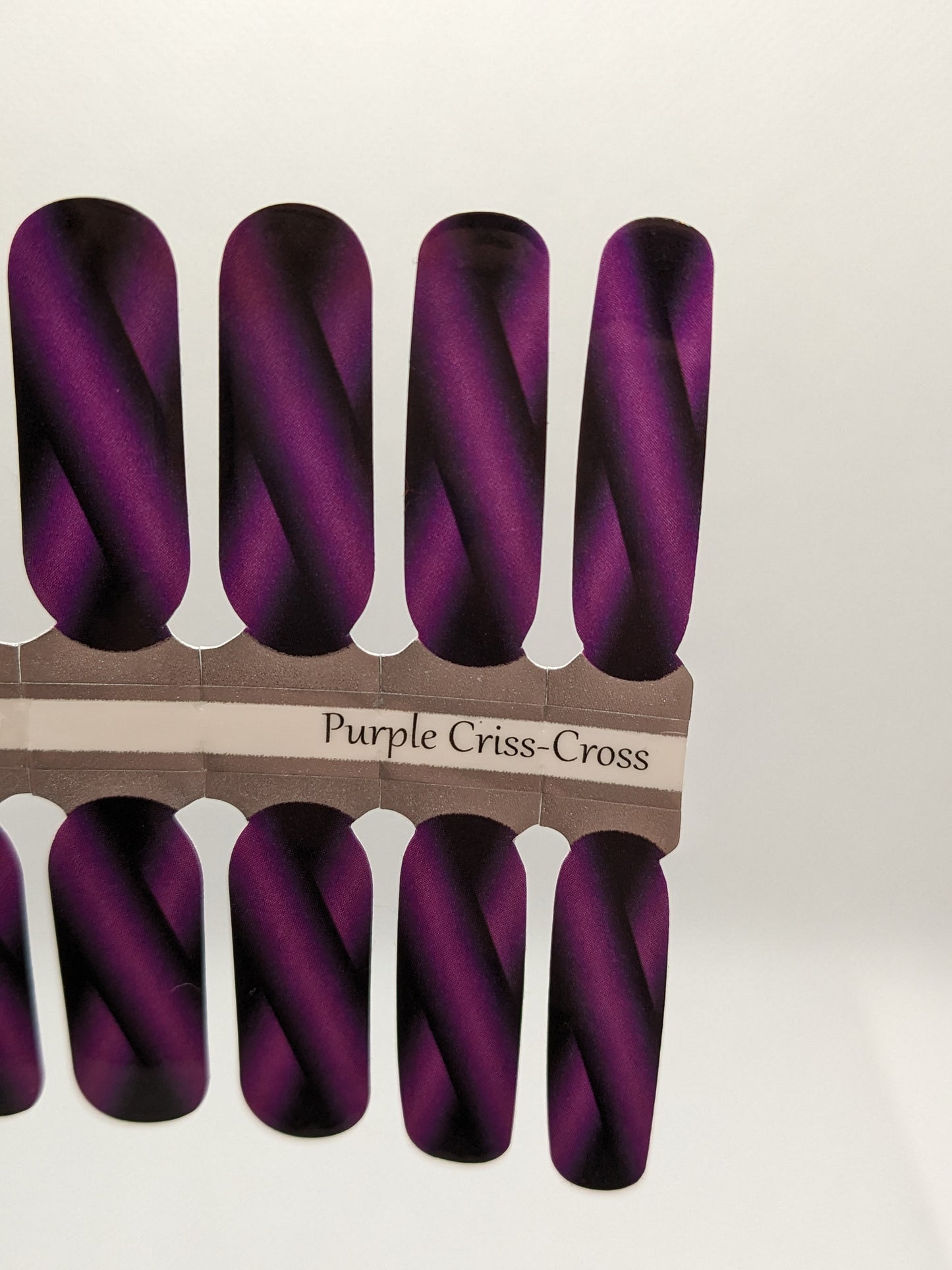 Purple Criss-Cross