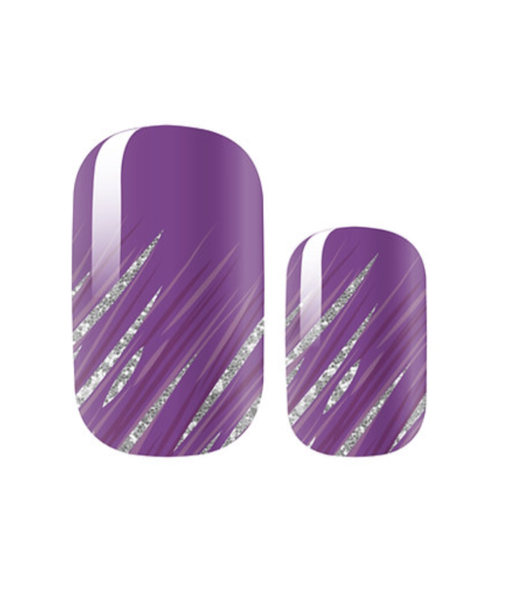 Scratched Ombre-Aubergine