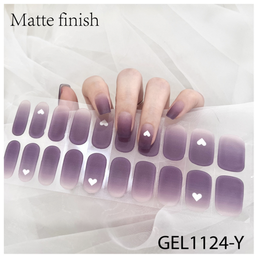 20 Ct Kikilee Gel-Like Wraps - NEW Matte - No Lamp Required!