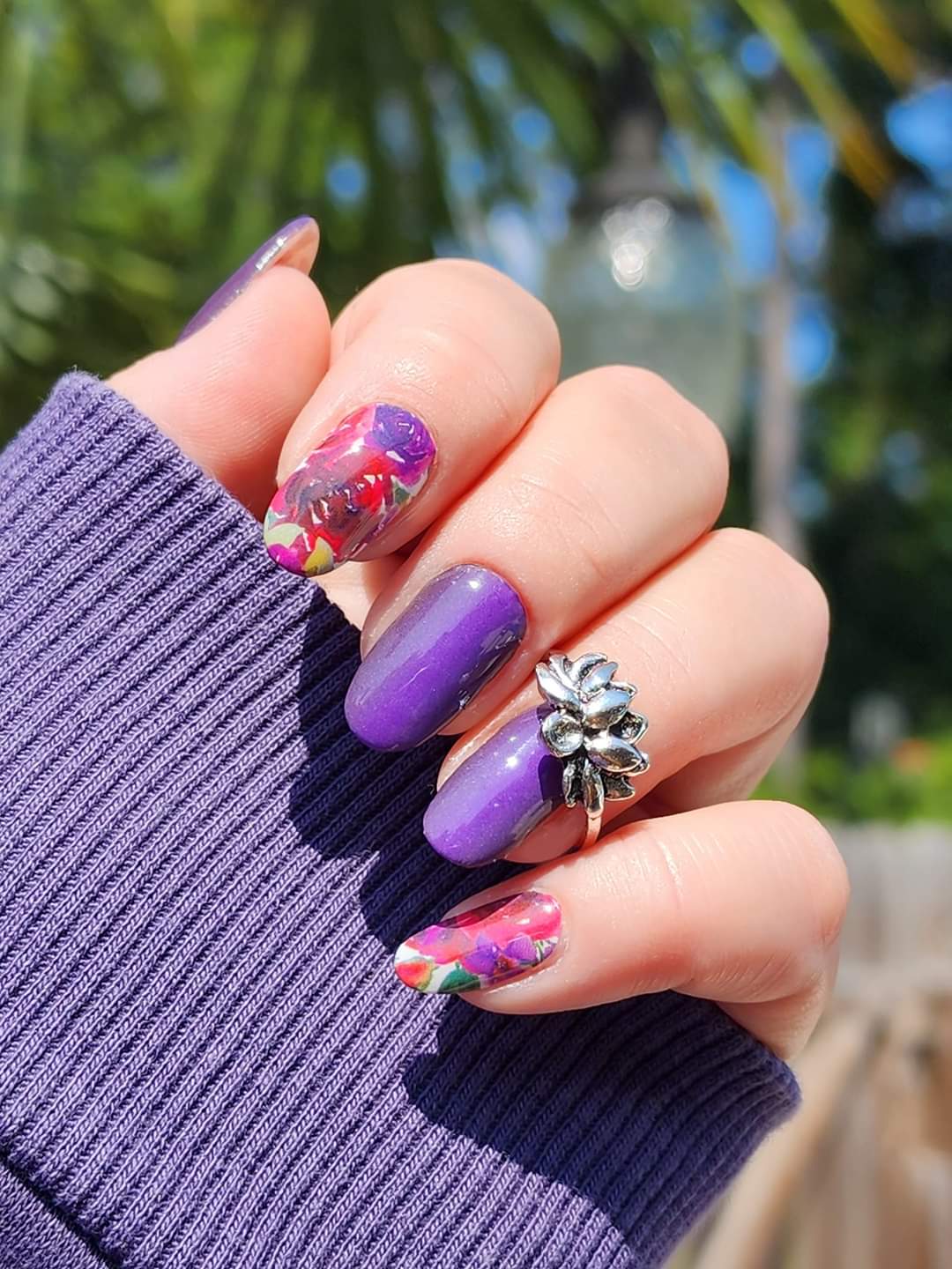 Crimson Floral