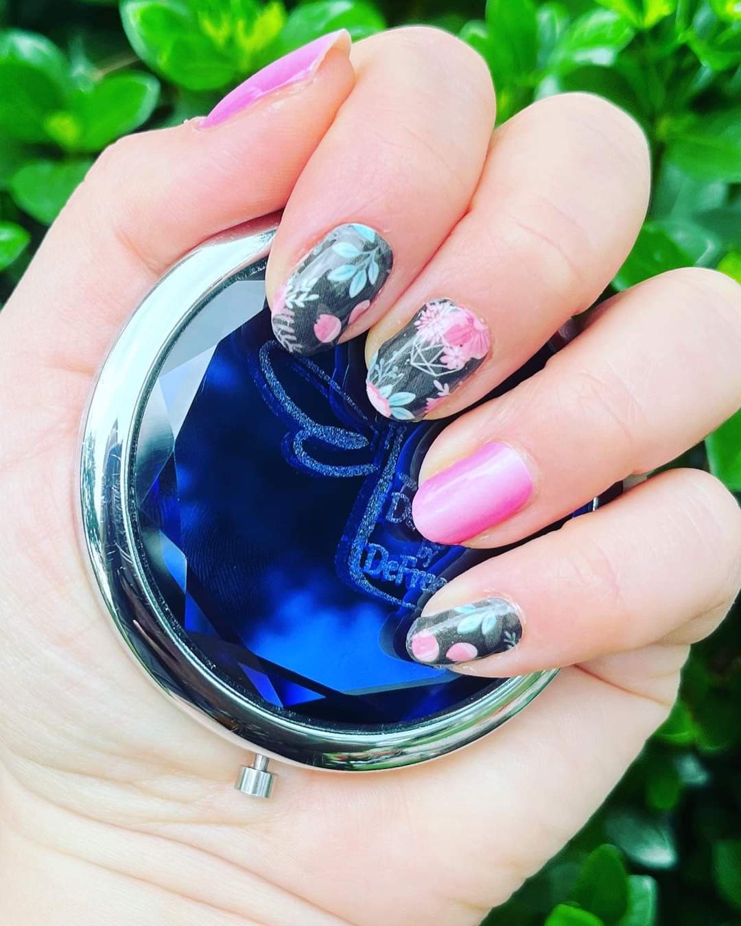 Midnight Floral Ombre