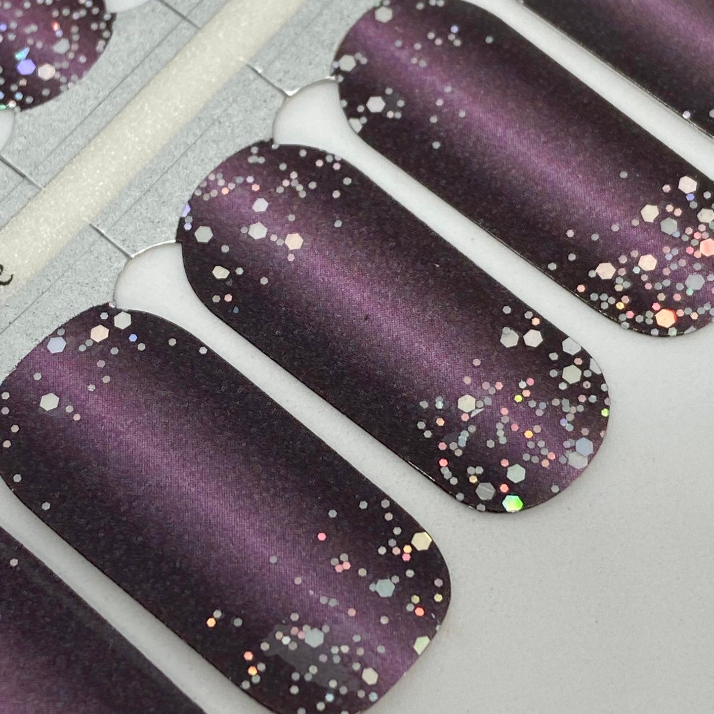 Aubergine Glitter