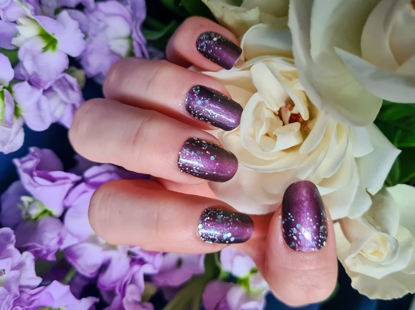 Aubergine Glitter