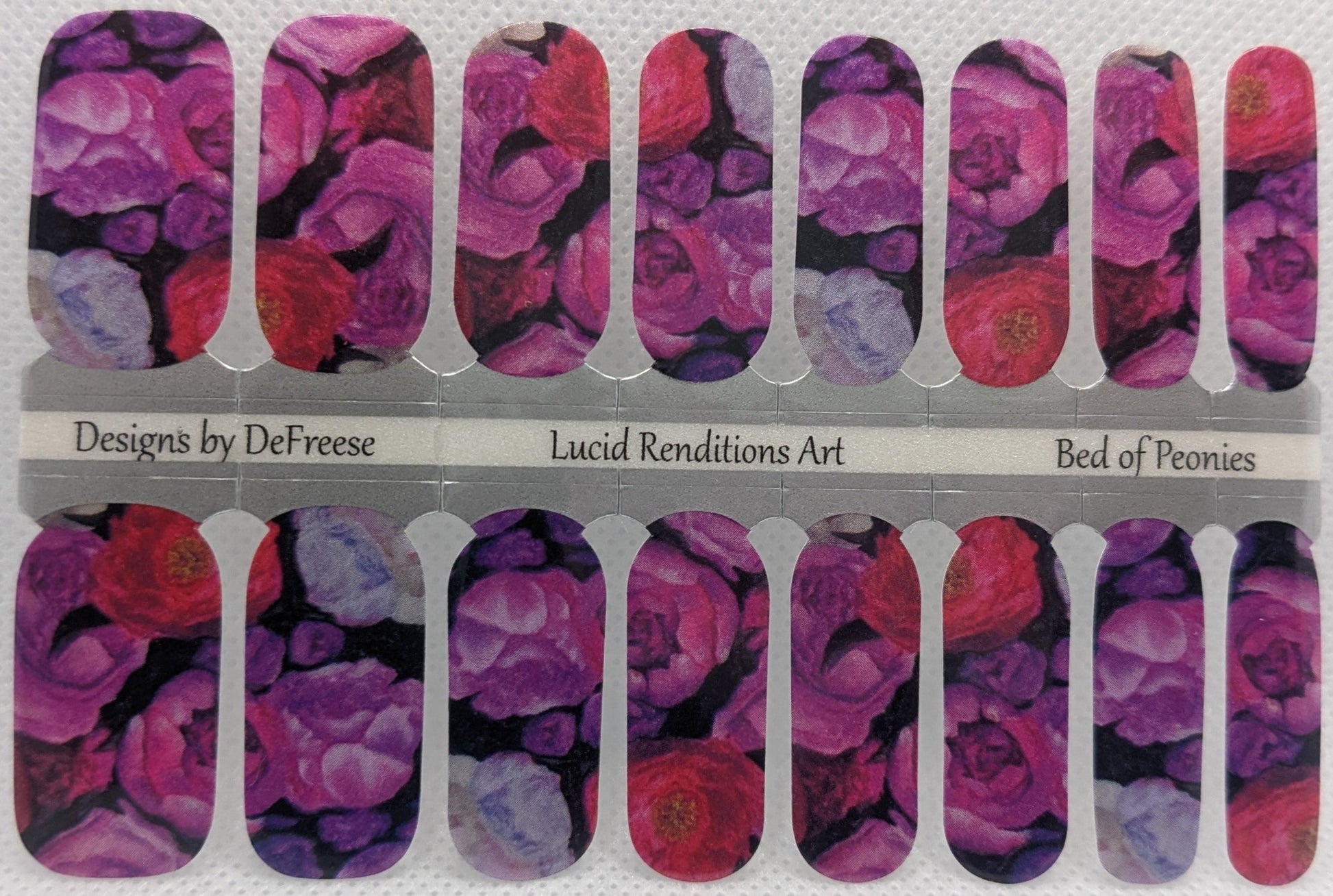 Artist Collaboration Series. Lucid Renditions Art - Bed of Peonies