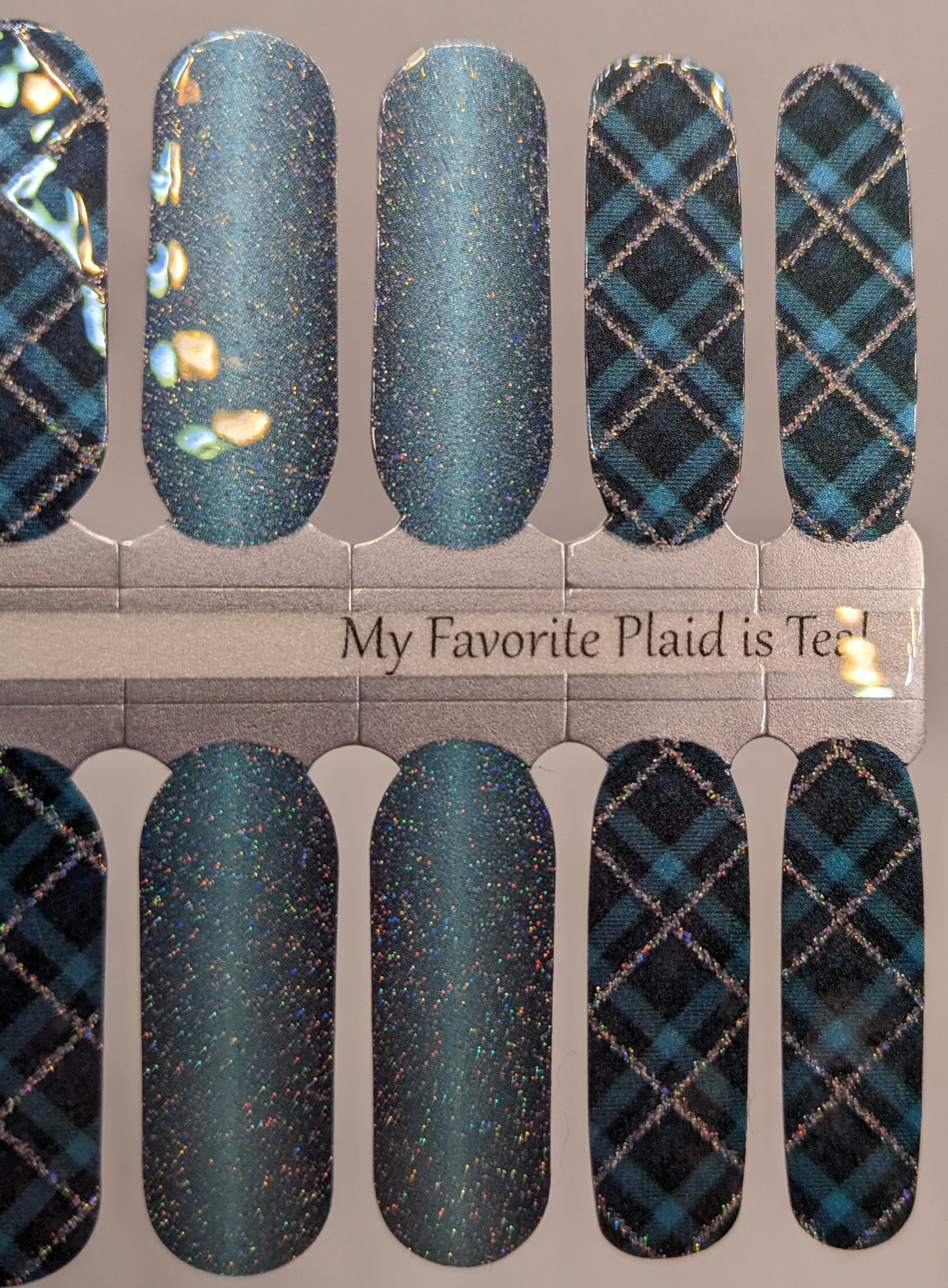 My Favorite Plaid is Teal