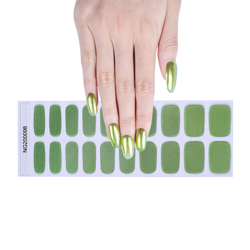 Shimmery Apple Green